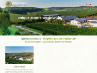 green-products-hops.de Webseite Vorschau