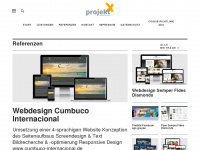 projekt-x-marketing.de Webseite Vorschau