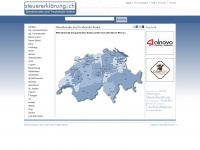 steuerverwaltung.ch Webseite Vorschau