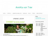 annika-von-trier.com Webseite Vorschau