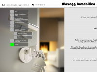 aberegg-immobilien.ch Webseite Vorschau