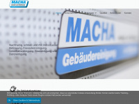 macha-gmbh.de Webseite Vorschau