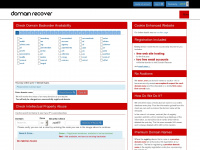 domainrecover.net Webseite Vorschau