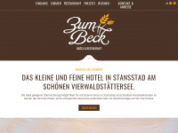 hotel-zum-beck.ch Webseite Vorschau