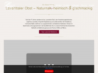 lavanttaler-obst.at Webseite Vorschau