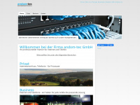 andom-tec.at Webseite Vorschau