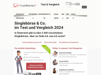singleboerse.at Webseite Vorschau