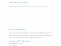heilpraxis-orth.de Webseite Vorschau