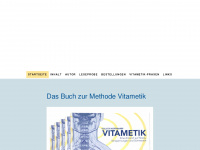 vitametik-buch.de Webseite Vorschau