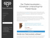 fledermauskasten.net Webseite Vorschau