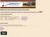 sinfonieorchester-rhein-main.de Webseite Vorschau