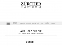 zuercher-holzbau.ch Webseite Vorschau