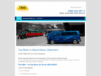 taxi-maier.at Webseite Vorschau