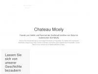 chateaumcely.cz Webseite Vorschau