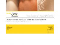 manocrea.ch Webseite Vorschau
