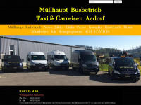 muellhaupt-busbetrieb.ch Webseite Vorschau