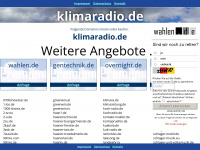 klimaradio.de Webseite Vorschau
