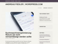 andreasfiedler.wordpress.com Webseite Vorschau