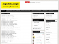 magischer-anzeiger.de Webseite Vorschau