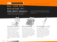 vivakommunika.de Webseite Vorschau