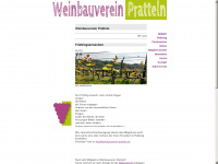 weinbauverein-pratteln.ch Webseite Vorschau