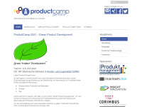 productcamp.de Webseite Vorschau