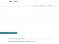 b-health.info Webseite Vorschau