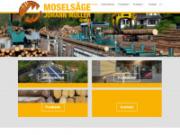 moselsaege.de Webseite Vorschau