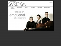syringa-ensemble.de Webseite Vorschau