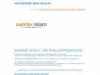 sweetex-reisen.com Webseite Vorschau