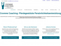 cromme-coaching.de Webseite Vorschau