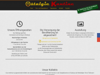 ostalgie-kantine.de Webseite Vorschau