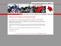 motorradservice-speth.de Webseite Vorschau