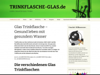 trinkflasche-glas.de Webseite Vorschau