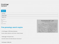 genealogyindexer.org Webseite Vorschau
