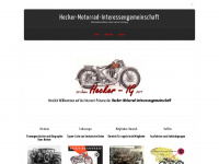 hecker-motorrad.com Webseite Vorschau