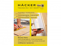 haecker-handwerk.de Webseite Vorschau