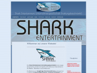shark-entertainment.com Webseite Vorschau