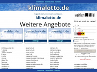 klimalotto.de Webseite Vorschau