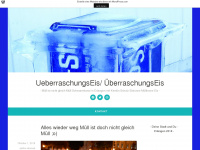 ueberraschungseis.wordpress.com Webseite Vorschau