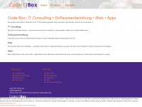 code-box.at Webseite Vorschau