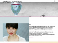 natascha-adamowsky.de Webseite Vorschau