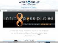 wireworldcable.at Webseite Vorschau