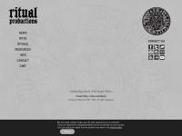 ritualproductions.net Webseite Vorschau