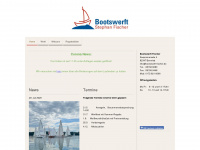 bootswerftfischer.de Webseite Vorschau