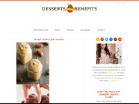 dessertswithbenefits.com Webseite Vorschau