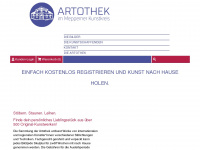 artothek-meppen.de Webseite Vorschau