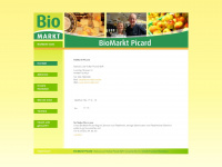 biomarktpicard.de Webseite Vorschau