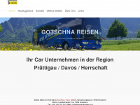 gotschnareisen.ch Webseite Vorschau
