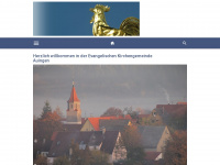 ev-kirche-auingen.de Webseite Vorschau